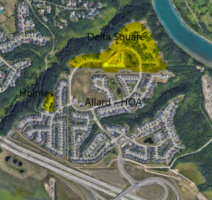 Cameron Heights Developer Map